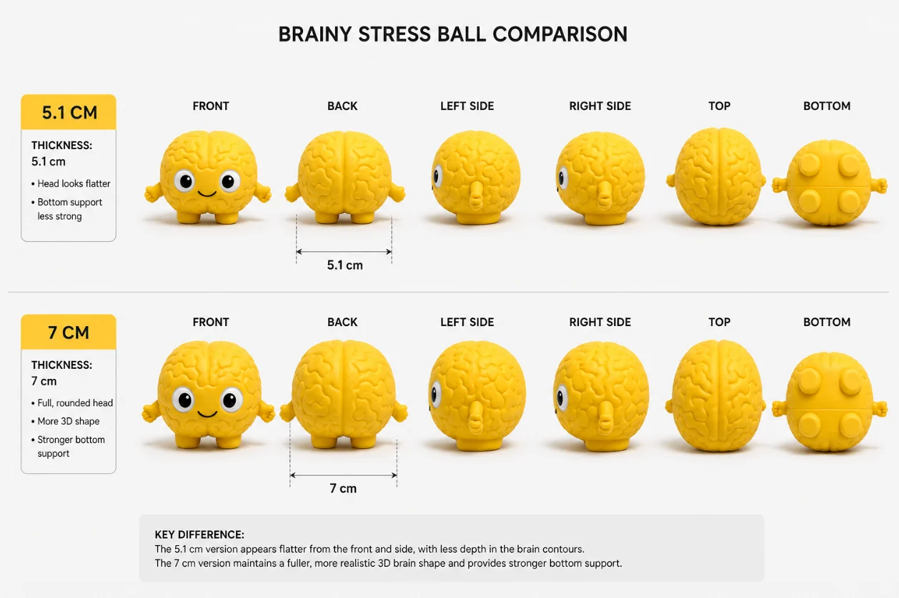 Brainy Stress Ball Comparision